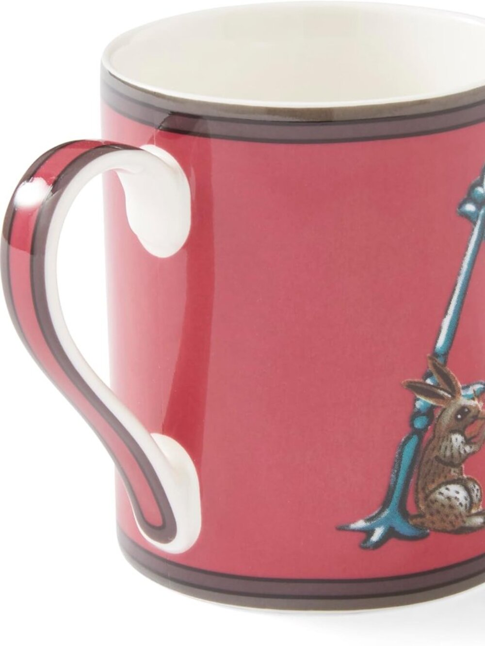 SPODE Kit Kemp Letter "A" Alphabet Mug 12 oz. in Red New in Gift Box NWT - Picture 4 of 7